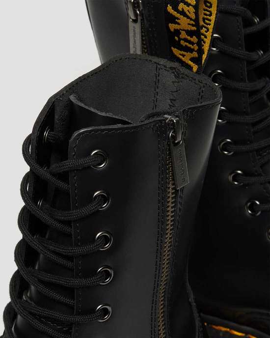 Botas Negras Dr. Martens Jadon Hi Mujer Negros MX-98160